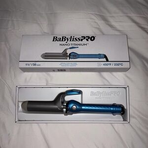 BaBylissPRO Nano Titanium 1.5" Curling Iron – Blue